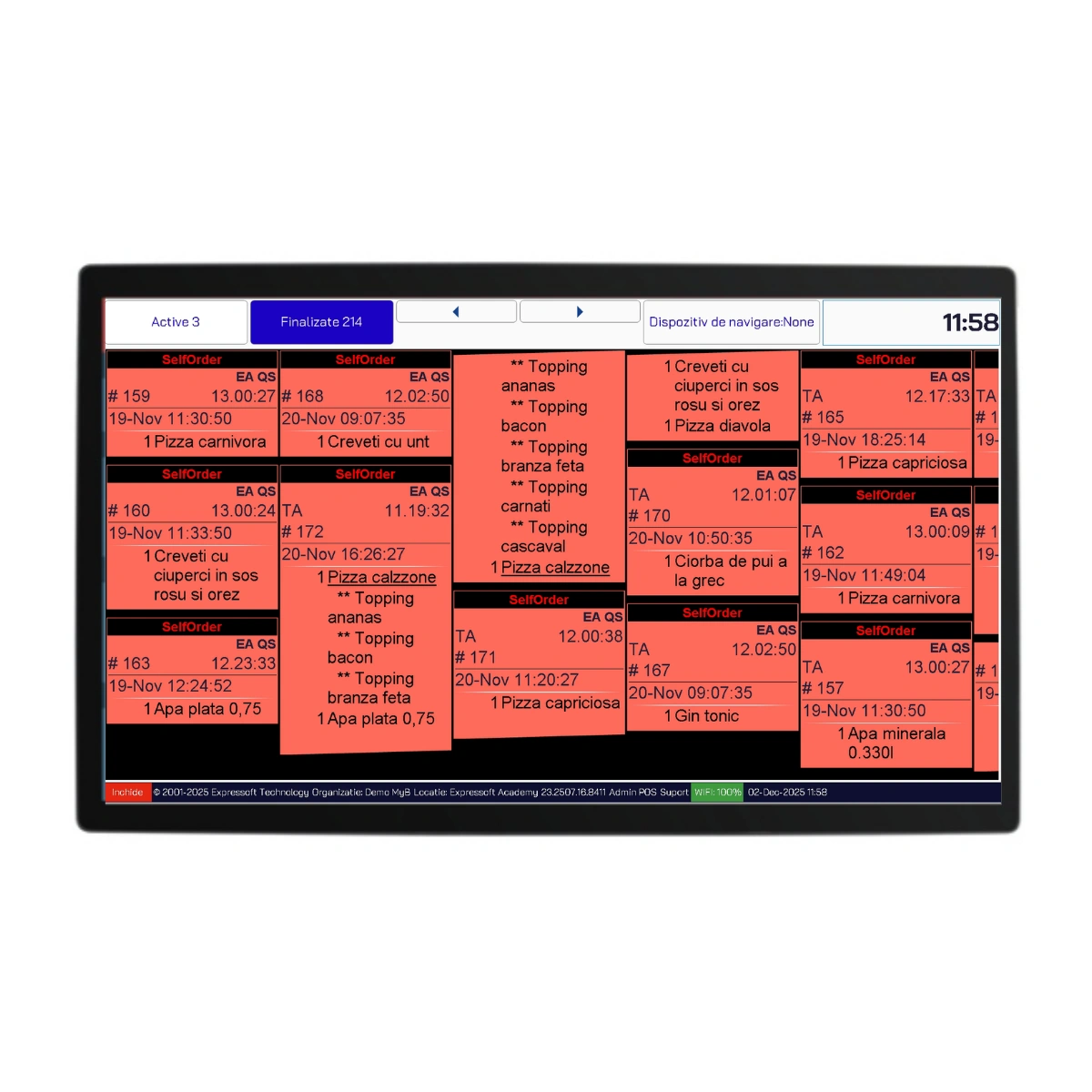 monitor kitchen display